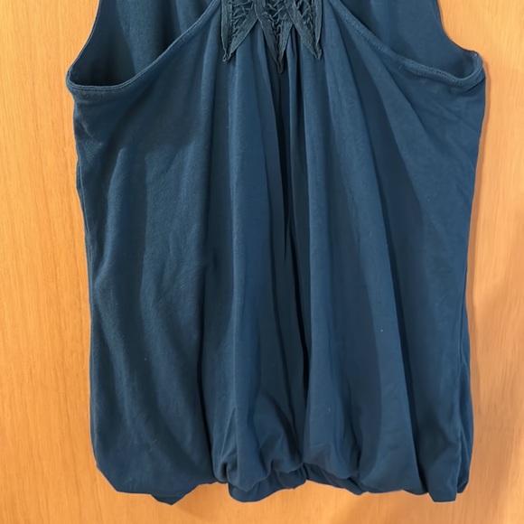 Athleta Women’s Bubble Lace Racerback Tank Top Dark Teal Size Medium - Picture 10 of 10